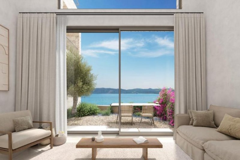 Kissamos Kreta, Kissamos: Neubau-Projekt! Elegante Wohnung am Meer mit unverbautem Blick auf die Ägäis zu verkaufen Wohnung kaufen